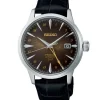 Seiko Lederarmband-Presage Automatic Cocktail Time GMT Rusty Nail - SSK039J1