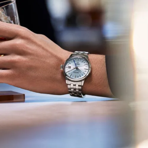 Seiko Metallarmband-Presage Automatic Cocktail Time GMT Sky Diving - SSK037J1