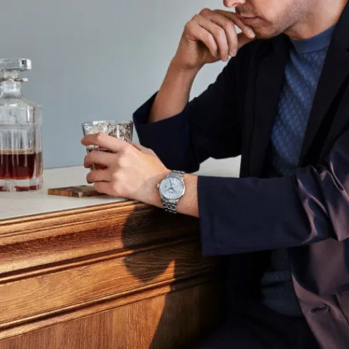 Seiko Metallarmband-Presage Automatic Cocktail Time GMT Sky Diving - SSK037J1