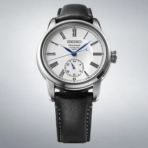 Seiko Lederarmband-Presage Automatic Craftsmanship Series Enamel - SPB495J1