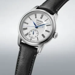 Seiko Lederarmband-Presage Automatic Craftsmanship Series Enamel - SPB495J1