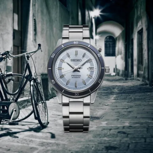 Seiko Metallarmband-Presage 60s Style Automatic Limited Edition - SRPL19J1