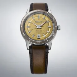 Seiko Lederarmband-Presage 60s Style Automatic - SRPL75J1
