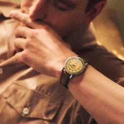 Seiko Lederarmband-Presage 60s Style Automatic - SRPL75J1