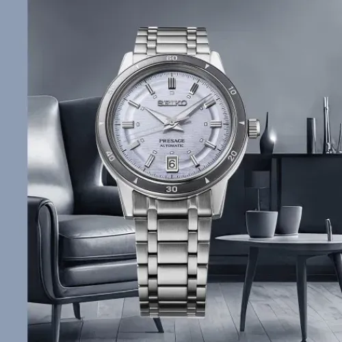 Seiko Metallarmband-Presage 60s Style Automatic - SRPL73J1
