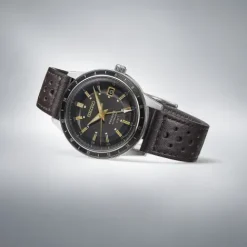 Seiko Lederarmband-Presage 60s Style Automatic GMT - SSK013J1