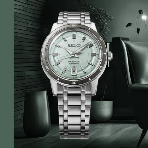 Seiko Metallarmband-Presage 60s Style Automatic - SRPL71J1