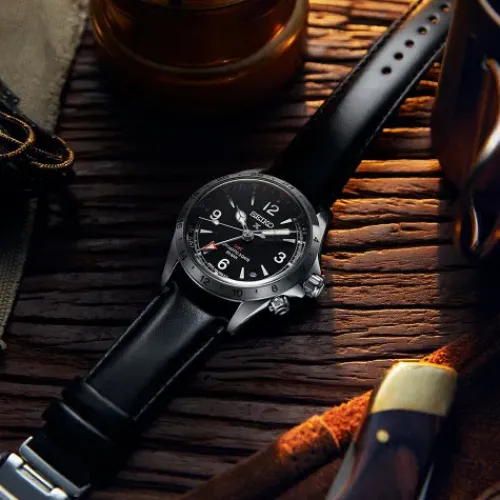 Seiko Lederarmband-Prospex Automatic Alpinist GMT - SPB379J1
