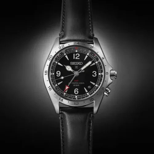Seiko Lederarmband-Prospex Automatic Alpinist GMT - SPB379J1