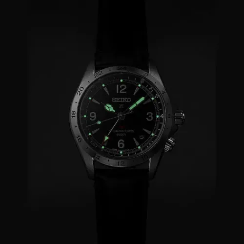 Seiko Lederarmband-Prospex Automatic Alpinist GMT - SPB379J1