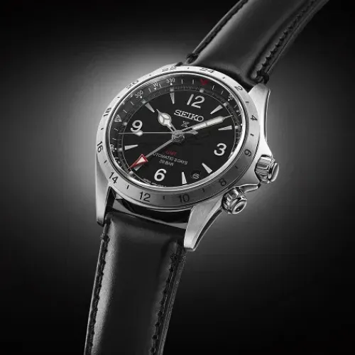 Seiko Lederarmband-Prospex Automatic Alpinist GMT - SPB379J1