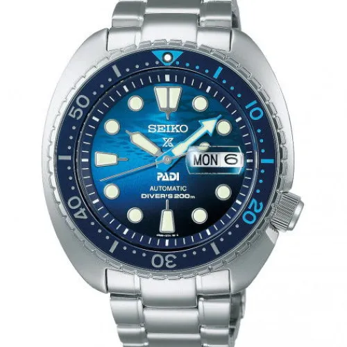 Seiko Metallarmband-Prospex Automatic Diver's PADI Special Edition - SRPK01K1