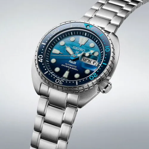 Seiko Metallarmband-Prospex Automatic Diver's PADI Special Edition - SRPK01K1