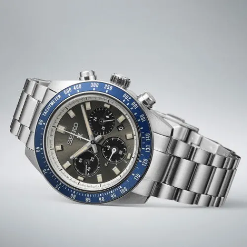 Seiko Metallarmband-Prospex Solar Chronograph Speedtimer - SSC939P1