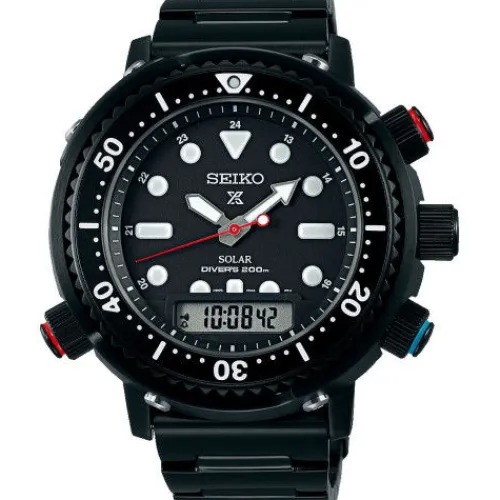 Seiko Metallarmband-Prospex Solar Chronograph Diver's - SNJ037P1