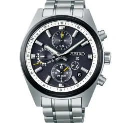 Seiko Metallarmband-Prospex Speedtimer GPS Solar Dual Time Chronograph - SSH167J1
