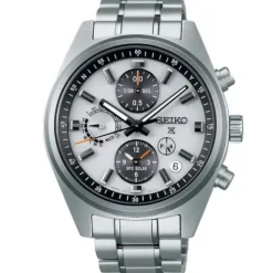 Seiko Metallarmband-Prospex Speedtimer GPS Solar Dual Time Chronograph - SSH165J1