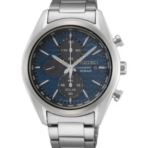 Seiko Metallarmband-Solar Chronograph - SSC801P1
