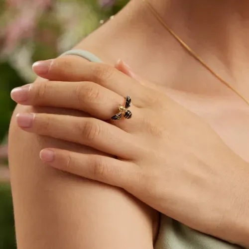 Seinerzeit Ringe-Bommel Bienen Ring - SZA-1960-422