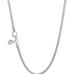 Seinerzeit Halsketten-Boxkette rhodiniert