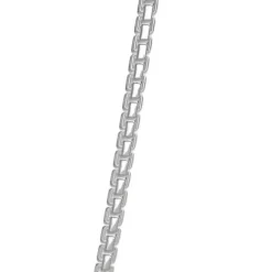 Seinerzeit Halsketten-Boxkette rhodiniert