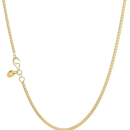 Seinerzeit Halsketten-Boxkette vergoldet