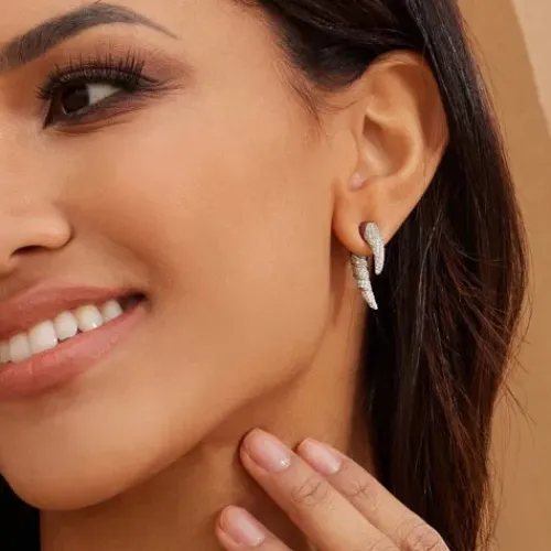 Seinerzeit Ohrringe-Bright Elfenbein Ohrstecker - SZA-2990-418