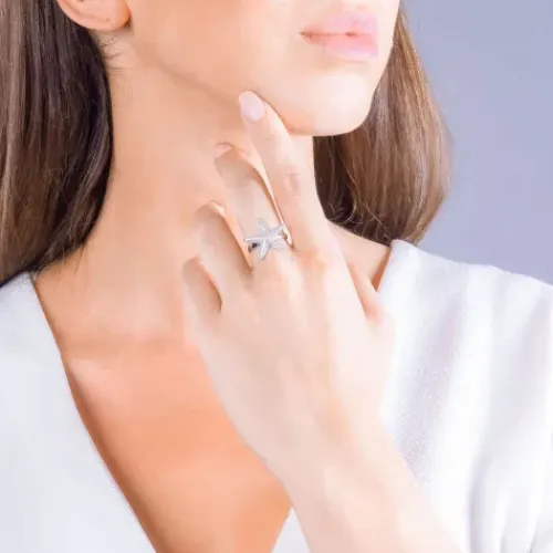 Seinerzeit Ringe-Celine Seestern Ring - SZA-1990-200