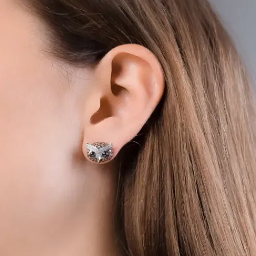 Seinerzeit Ohrringe-Lucas Eulen Ohrstecker - SZA-2990-118