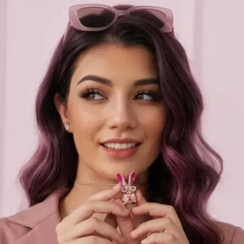 Seinerzeit Anhänger-Ms. Roxy Hasen Anhänger Limited Edition - SZA-3980-396