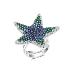 Seinerzeit Ringe-Nelly Seestern Ring - SZA-1990-198