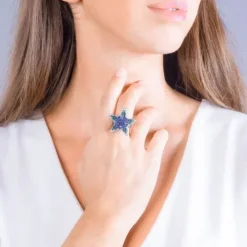 Seinerzeit Ringe-Nelly Seestern Ring - SZA-1990-198
