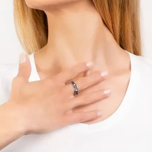 Seinerzeit Ringe-Saphire Bambus Ring - SZA-1990-318