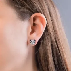 Seinerzeit Ohrringe-Tao Panda Ohrstecker - SZA-2990-196