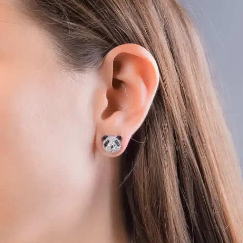 Seinerzeit Ohrringe-Tao Panda Ohrstecker - SZA-2990-196