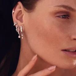 Sif Jakobs Ohrringe-Adria Piccolo Creolen - SJ-E12234-PCZ