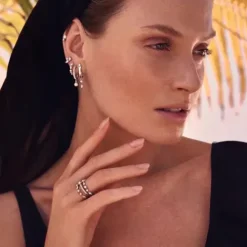 Sif Jakobs Ohrringe-Adria Tre Piccolo Ohrringe - SJ-E12224-PCZ-YG