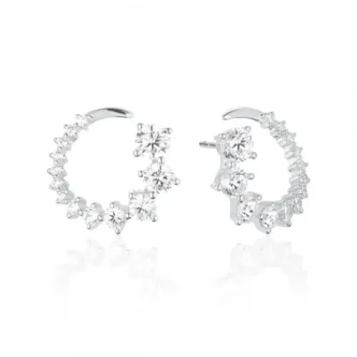 Sif Jakobs Ohrringe-Belluno Corcolo Ohrringe - SJ-E42109-CZ-SS