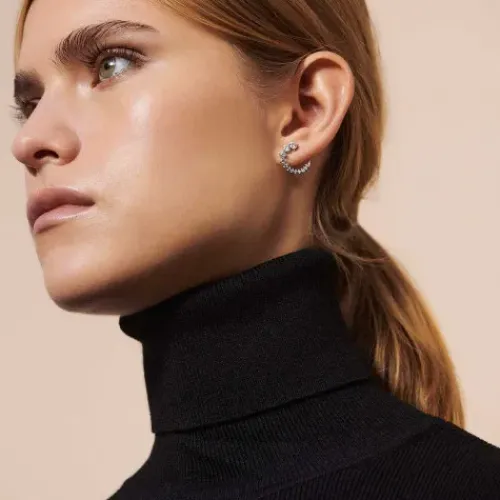 Sif Jakobs Ohrringe-Belluno Corcolo Ohrringe - SJ-E42109-CZ-SS