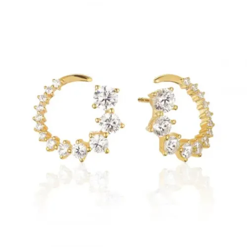 Sif Jakobs Ohrringe-Belluno Corcolo Ohrringe - SJ-E42109-CZ-SG