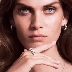 Sif Jakobs Ohrringe-Belluno Creolen - SJ-E42115-CZ-SS