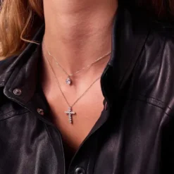 Sif Jakobs (Kette mit) Kreuz-Belluno Croce Halskette - SJ-N2394-CZ