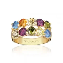 Sif Jakobs Ringe-Belluno Due Ring - SJ-R42128-ACZ-SG