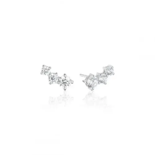 Sif Jakobs Ohrringe-Belluno Piccolo Ohrringe - SJ-E42107-CZ-SS