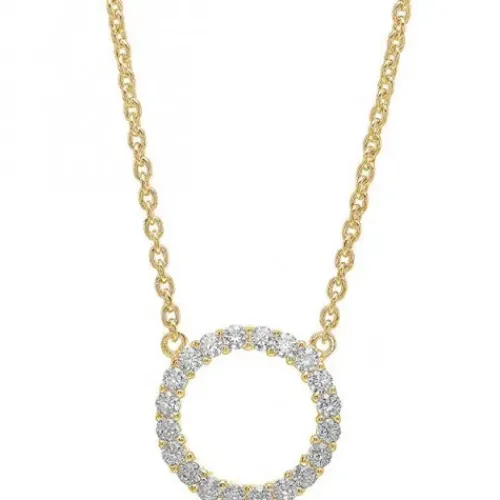 Sif Jakobs Halsketten-Biella Grande Halskette - SJ-C338(1)-CZ(YG)