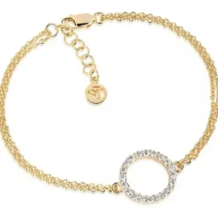 Sif Jakobs Armbänder-Biella Grande Armband - SJ-B338(1)-CZ(YG)