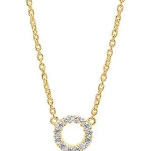 Sif Jakobs Halsketten-Biella Piccolo Halskette - SJ-C337(1)-CZ(YG)