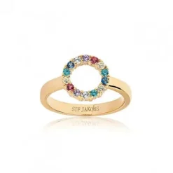 Sif Jakobs Ringe-Biella Piccolo Ring - SJ-R337-XCZ(YG)