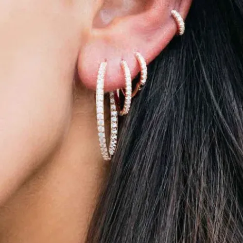 Sif Jakobs Ohrringe-Bovalino Ohrringe - SJ-E1790-CZ(YG)