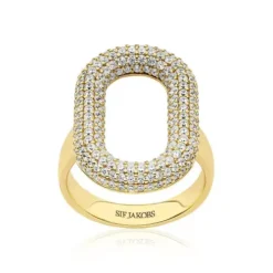 Sif Jakobs Ringe-Capri Ring - SJ-R62014-CZ-YG